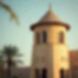 Traditional wind tower architecture in Dubai