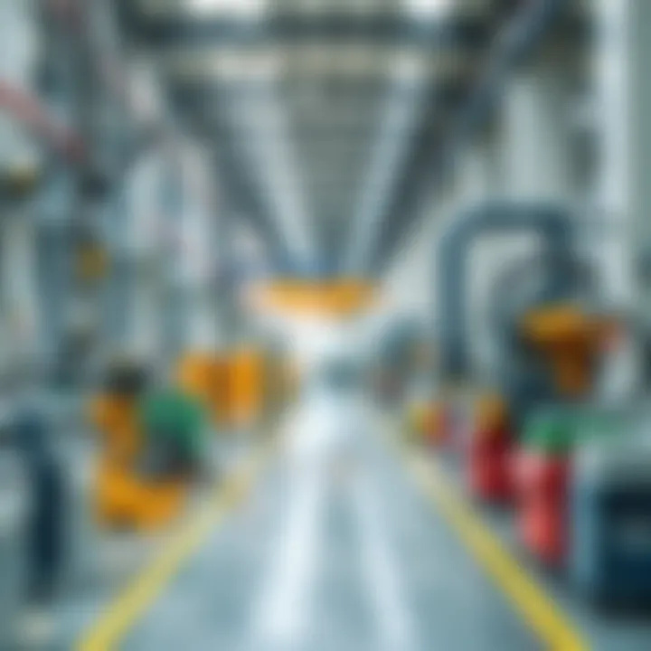 Modern manufacturing facility in Dubai emphasizing technological advancements