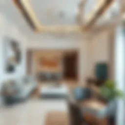 Stunning interior design showcasing modern aesthetics