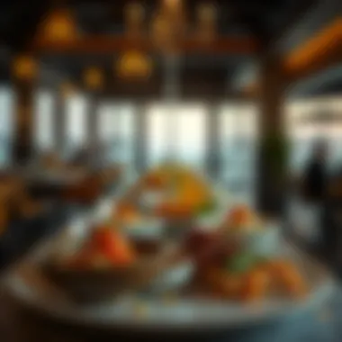 Delicious gourmet dishes served at Jumeirah Beach Cafe