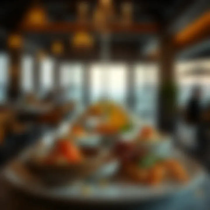 Delicious gourmet dishes served at Jumeirah Beach Cafe