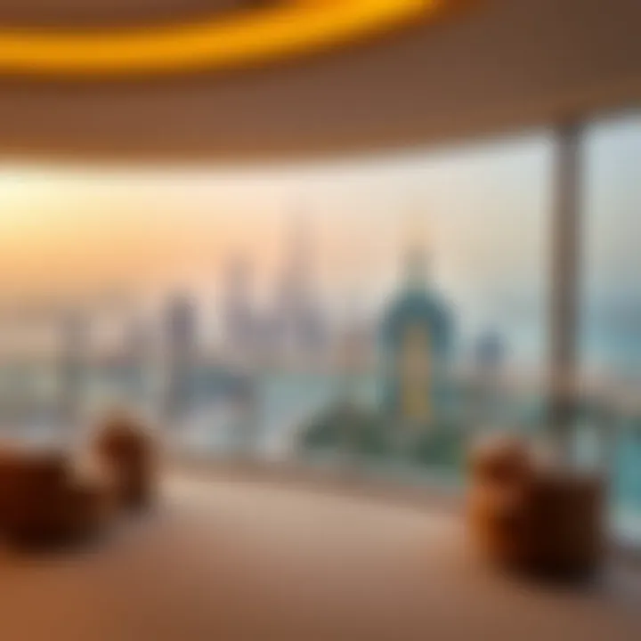 A panoramic view of Dubai skyline from Mar Casa Deyaars