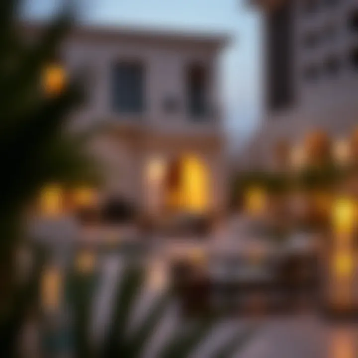 Elegant outdoor amenities at Mar Casa Deyaars