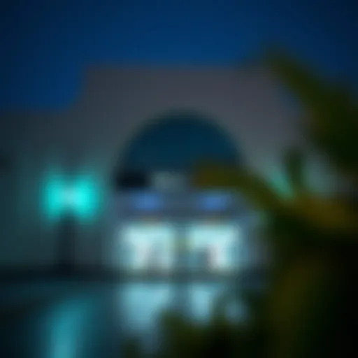Metro station entrance in Al Quoz
