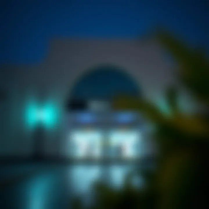 Metro station entrance in Al Quoz