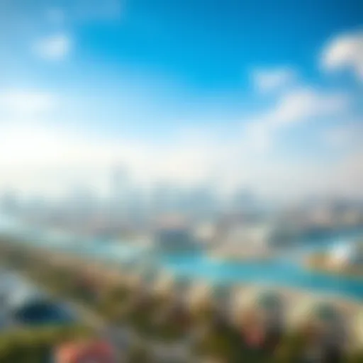 Scenic view of NMC Al Shahama's skyline
