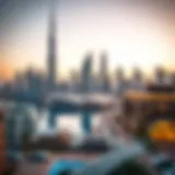 A stunning skyline view of Dubai showcasing modern architecture