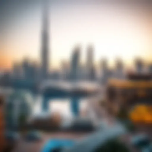 A stunning skyline view of Dubai showcasing modern architecture