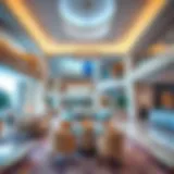 Luxurious interior of Reef Mall Prime showcasing elegance