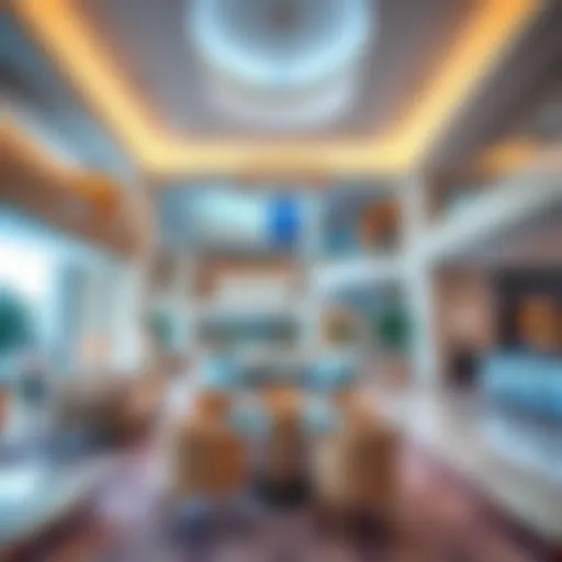 Luxurious interior of Reef Mall Prime showcasing elegance