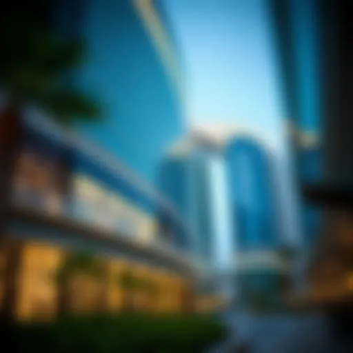 Stunning architectural view of Reem Plaza showcasing its modern design
