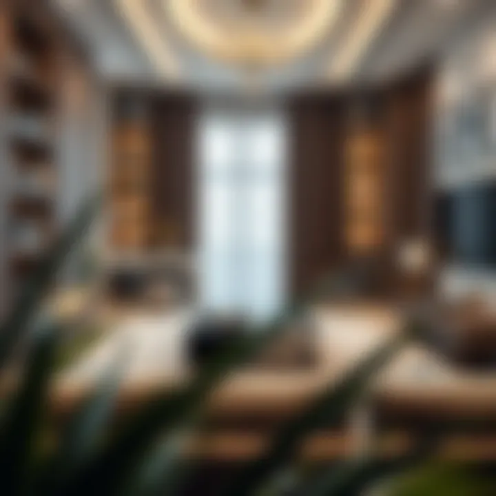 Modern room interior showcasing innovative design