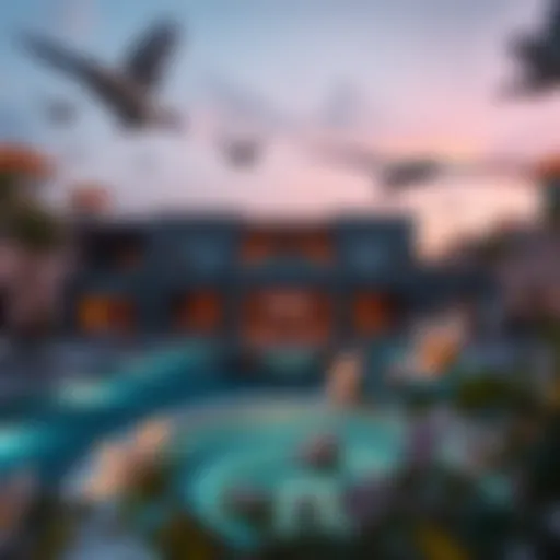 Stunning architectural view of Royal Bay Azizi