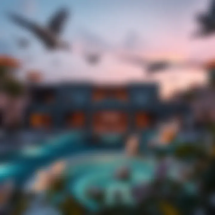 Stunning architectural view of Royal Bay Azizi