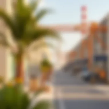Business opportunities in Sharjah Industrial Area Six with visuals of industrial developments.