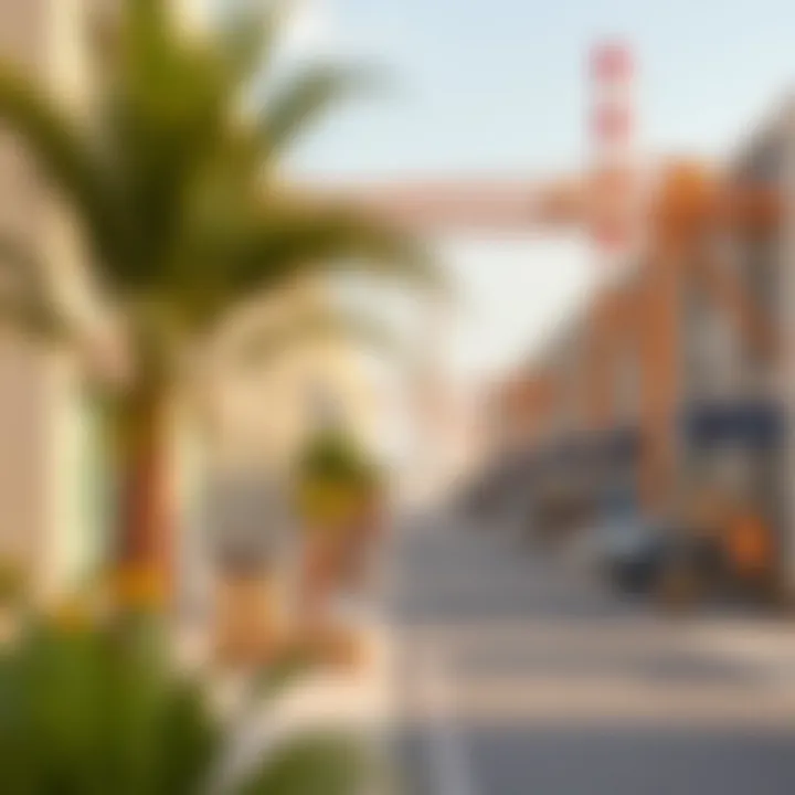 Business opportunities in Sharjah Industrial Area Six with visuals of industrial developments.