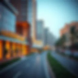 Scenic view of Sheikh Mohammed Bin Zayed Road showcasing modern architecture.