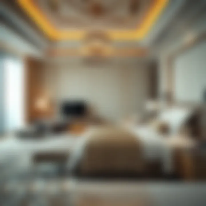 Luxurious accommodation interior at Skyview Hotel