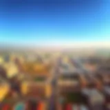 Aerial view of Sonapur showcasing its geographical layout and surroundings