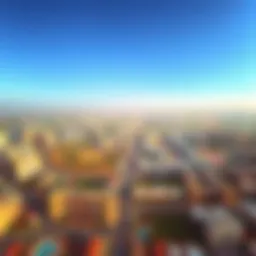 Aerial view of Sonapur showcasing its geographical layout and surroundings