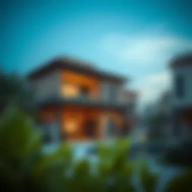 Cultural Fusion in Mirdif A cultural representation of the neighborhood, featuring traditional elements blended with modern living.