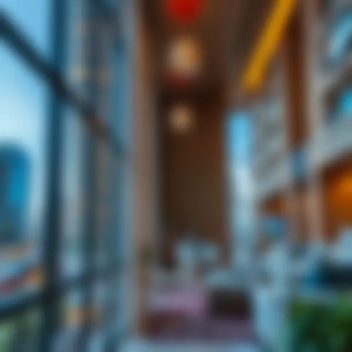 An artistic representation of Dubai's real estate market trends, highlighting growth and opportunities.