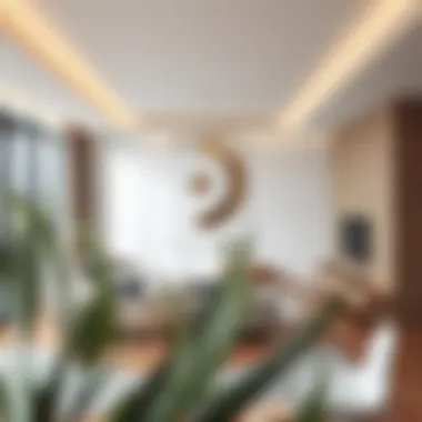 Contemporary living space showcasing minimalist design elements and rich textures