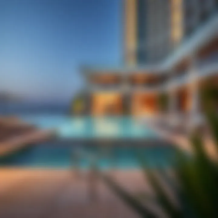 Luxurious pool area with innovative design elements at Royal Atlantis
