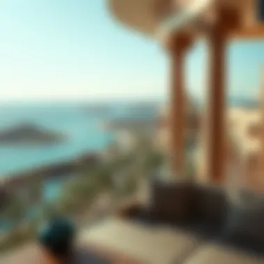 Panoramic view of the breathtaking landscapes surrounding the Royal Atlantis
