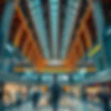 Stunning architectural design of Train Galleria Mall showcasing modern aesthetics
