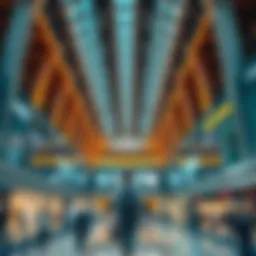 Stunning architectural design of Train Galleria Mall showcasing modern aesthetics