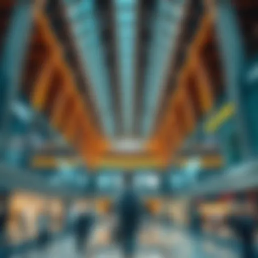Stunning architectural design of Train Galleria Mall showcasing modern aesthetics