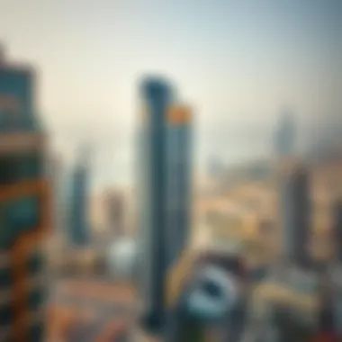 Panoramic view of Deira highlighting the Zeenah Building's prime location