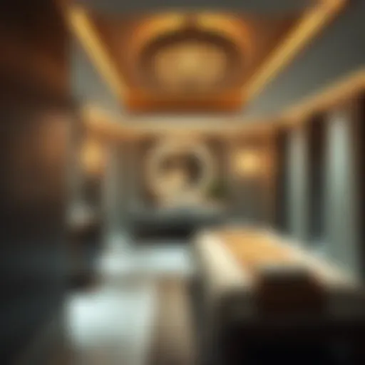 Luxurious spa interior featuring serene ambiance