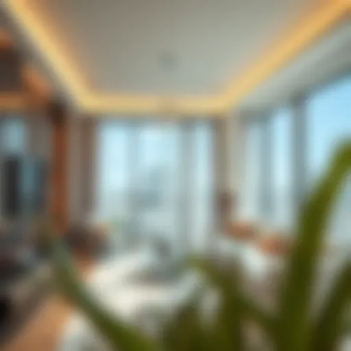 Luxurious apartment interior in Dubai