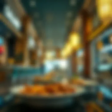 Diverse dining options at Galleria Mall