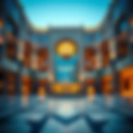 Majestic exterior view of Golden Mile Galleria showcasing its architectural brilliance.