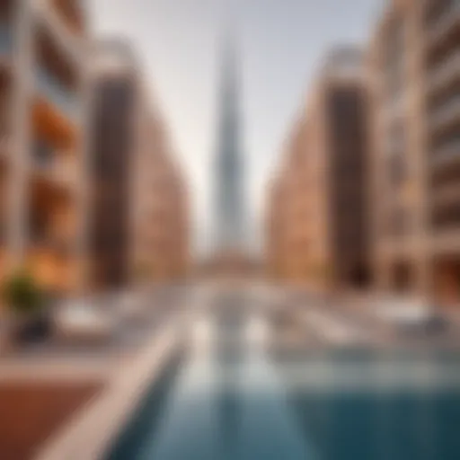 Stunning view of Gulf Towers showcasing modern architectural design