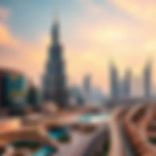 Majestic skyline of Dubai showcasing innovative architecture