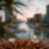 Luxurious waterfront view of Kensington Waters Dubai