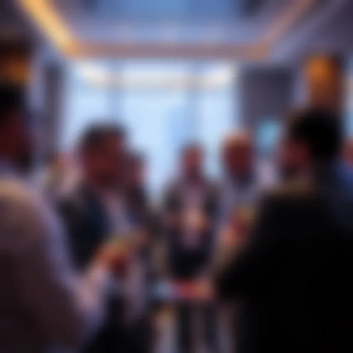 Networking event among seasoned brokers and investors