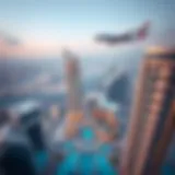 Aerial view of Lereve Tower showcasing its stunning architecture