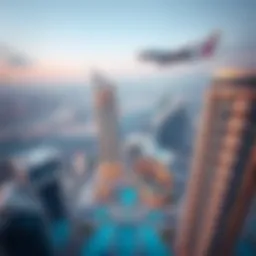 Aerial view of Lereve Tower showcasing its stunning architecture