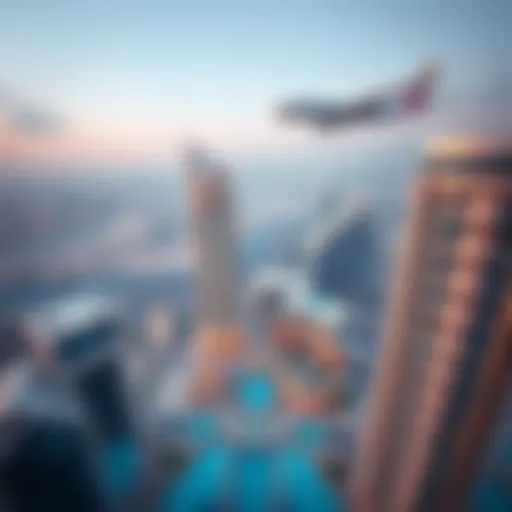Aerial view of Lereve Tower showcasing its stunning architecture