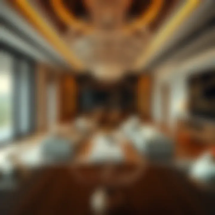 Lavish interior showcasing luxury and comfort in Lamborghini Villa