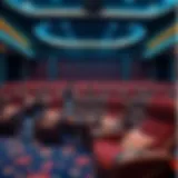 Luxurious cinema seating with plush interiors