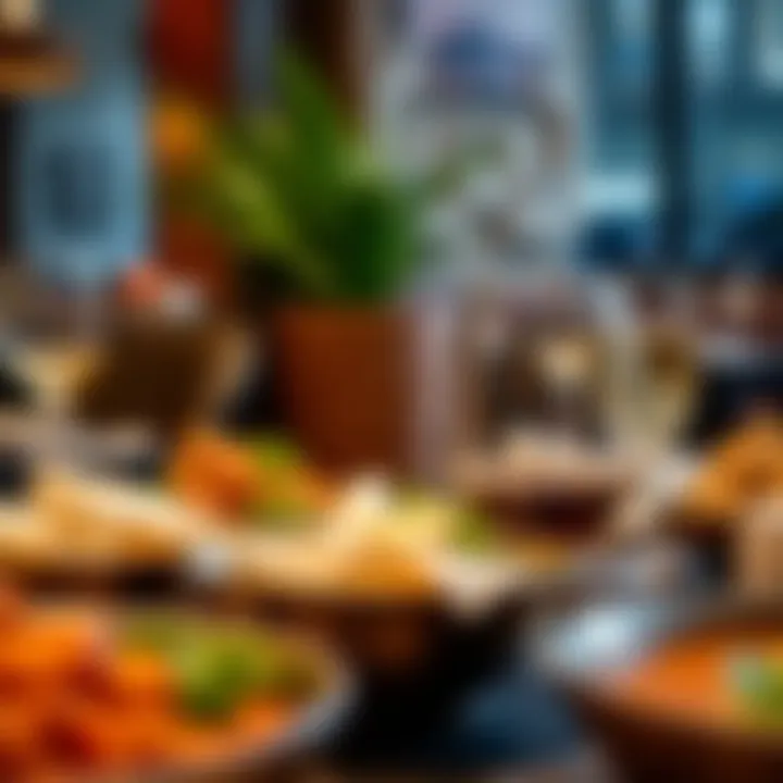 Sumptuous Indian cuisine artfully presented