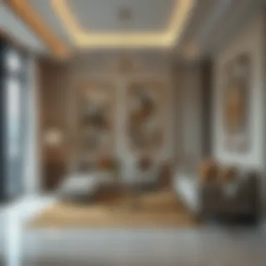 Elegant Interior of Maryam Plaza Deira Residence Interior design features of a residential unit in Maryam Plaza Deira