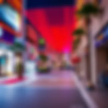 Vibrant Atmosphere Around Maryam Plaza Deira Street level view of the vibrant surroundings of Maryam Plaza Deira