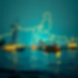 Detailed map showcasing Dubai Ferry routes